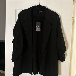 Chic  Casual Black Blazer by Dear Scarlet